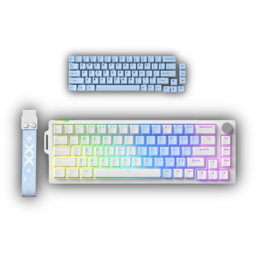 Furycube V68 white+cyan sky