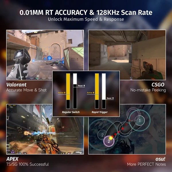 Attack Shark X68HE moonlight — 2
