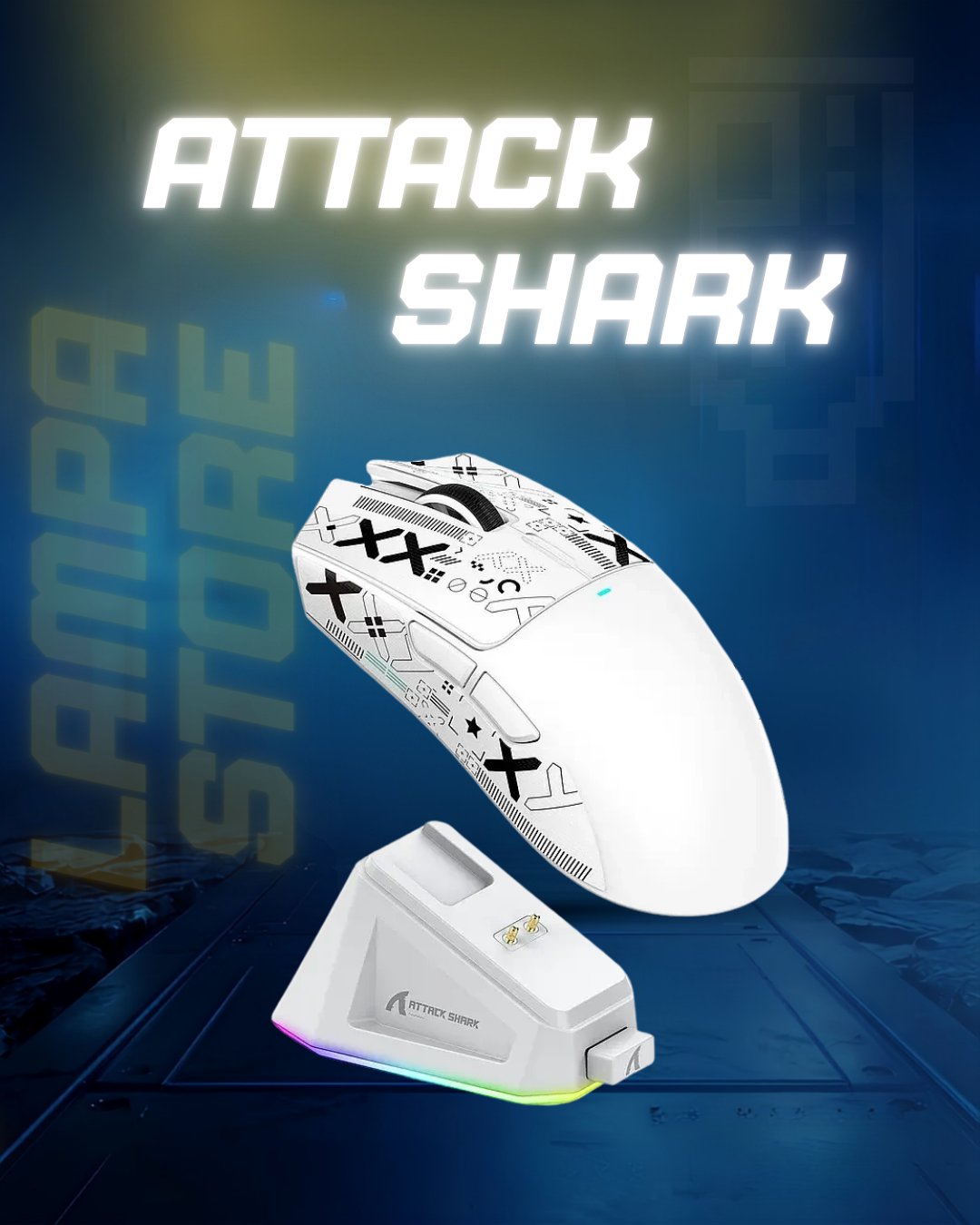 Attack Shark X11 white