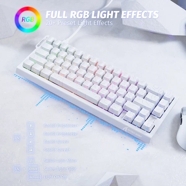 Attack Shark X68HE whiteline — 4