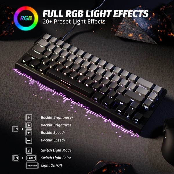 Attack Shark X68HE moonlight — 4
