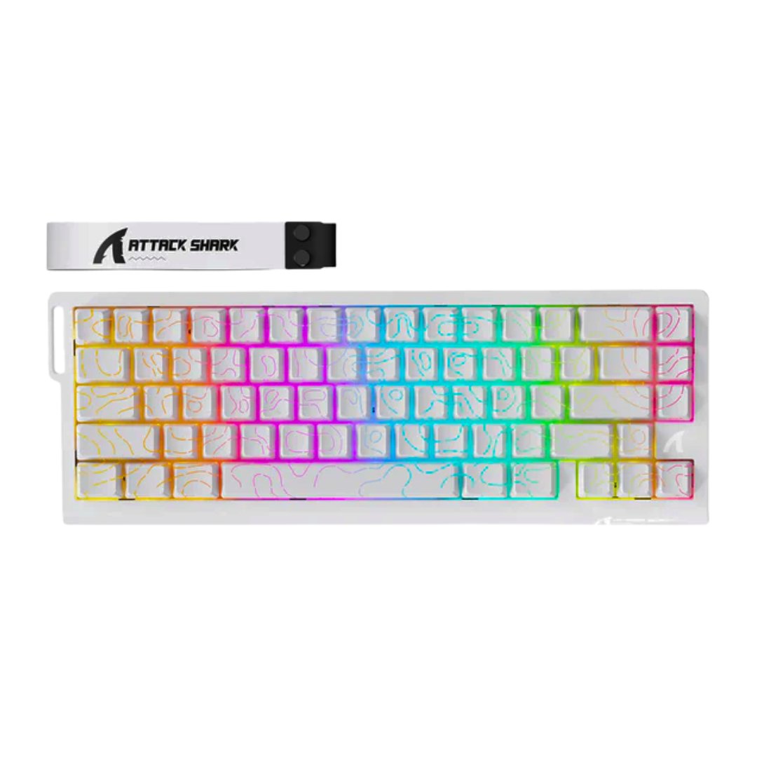 Attack Shark X68HE whiteline