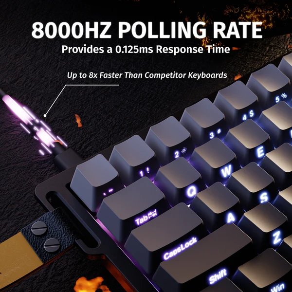 Attack Shark X68HE moonlight — 8