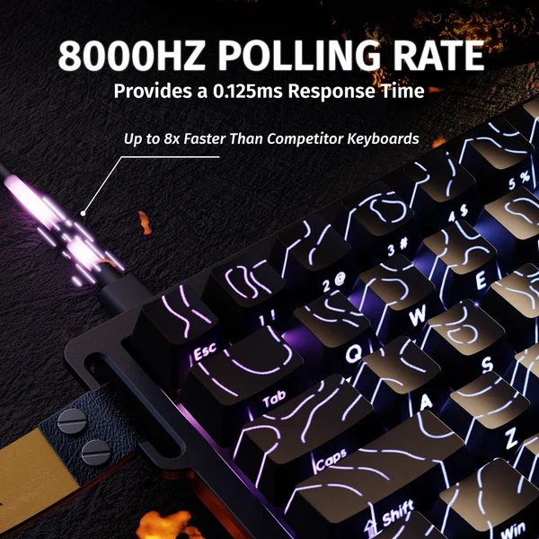Attack Shark X68HE bllackline — 4